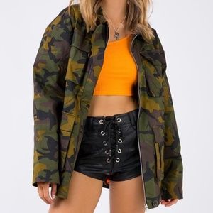I Am Gia Camo Jacket